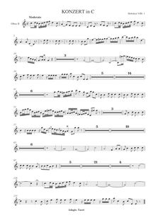 Partition hautbois 2, violoncelle Concerto No.1 en C, Hob VIIb:1