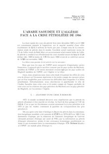 Editions du CNRS Annuaire de IAfque du Nord
