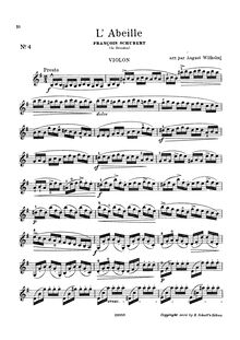 Partition de violon, Bagatelles, Schubert, François par François Schubert