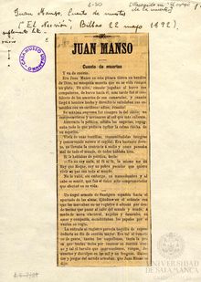 Juan manso (cuento de muertos)