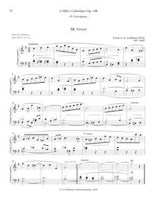 Partition 5, Verset (G major), L’Office Catholique, Op.148, Lefébure-Wély, Louis James Alfred