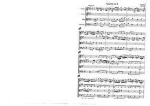 Partition complète, corde quatuor, Op.5 No.3, A major, Richter, Franz Xaver
