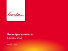 Robotique - Robotique mobile et drone (FR) - 1. Parcours - Atelier Robotique autonome estimation état Francis Colas - RFFLabs