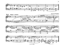 Partition complète, Adagio e serioso, C minor, Trautner, Heinrich