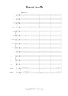 Partition , Threnos 1 pro M L, Sinfonia Semplice, Sinfonia Semplice