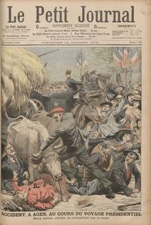 LE PETIT JOURNAL SUPPLEMENT ILLUSTRE  N° 830 du 14 octobre 1906