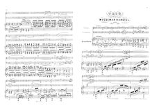 Partition complète et parties, Piano Trio No.1, F major