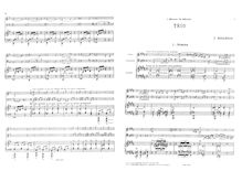 Partition complète et parties, Piano Trio, Boulnois, Joseph