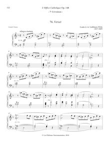 Partition 7, Verset (D minor) - 7, Prélude (D minor), L’Office Catholique, Op.148