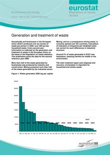 Generation and treatment of waste