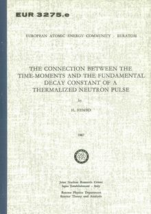 THE CONNECTION BETWEEN THE TIME-MOMENTS AND THE FUNDAMENTAL DECAY CONSTANT OF A THERMALIZED NEUTRON PULSE