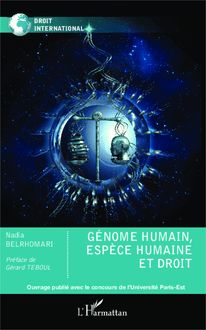 Génome humain, espèce humaine et droit