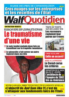 Walf Quotidien n°8978 - du samedi 26 dimanche 27 février 2022
