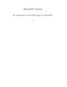 JbossIDE Tutorial (creazione Session Bean) [PDF]