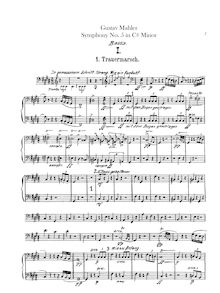 Partition Basses, Symphony No.5, Mahler, Gustav
