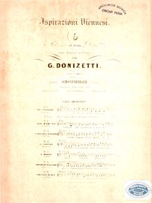 Partition complète, La Zingara, Donizetti, Gaetano