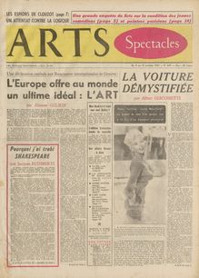 ARTS N° 639 du 09 octobre 1957