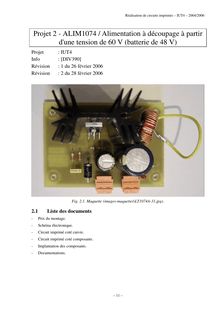 Réalisation de circuits imprimés IUT4- Projet 2