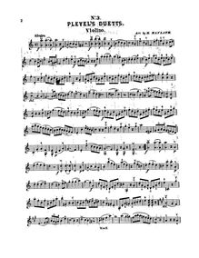 Partition de violon, 6 Duos, Pleyel, Ignaz par Ignaz Pleyel