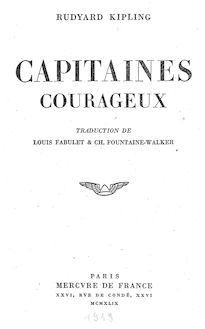 Kipling capitaines courageux ocr