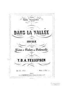 Partition complète, Dans la Vallée, Idylle, Op.32 No.3, A major