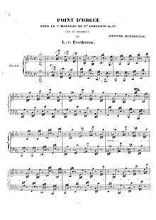 Partition complète, Cadenza to Beethoven s Piano Concerto No. 3, First mouvement