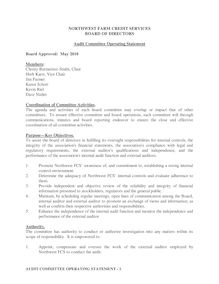 audit committee operating statement approved 5.04.10