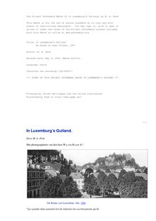 In Luxemburg s Gutland - De Aarde en haar Volken, 1907