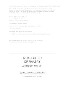 A Daughter of Raasay - A Tale of the  45
