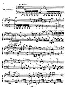 Partition complète, Theme et Variations, Op.103, Kalkbrenner, Friedrich Wilhelm