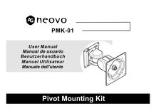 Notice LCD AG Neovo  PMK-01