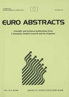 Scientific and technical publications from Community-funded research and development. VOL. 28 N° 10/1990 ABSTRACTS : PUBLICATIONS 28/901-28/1000