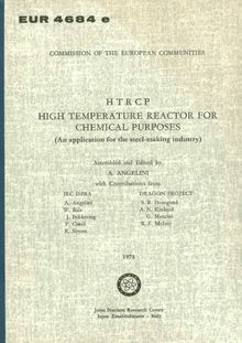 ? ? R C ? HIGH TEMPERATURE REACTOR FOR CHEMICAL PURPOSES. An application for the steel-making industry