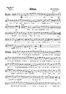 Partition Altus (monochrome), Missa Quarti toni, Victoria, Tomás Luis de