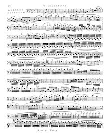 Partition violoncelle, corde Trio, Op.96, Krommer, Franz