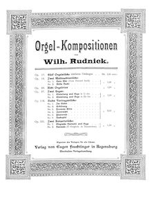 Partition complète (monochrome), 2 Konzertstücke, Op.121