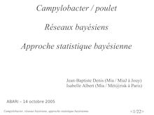 Modèles bayésiens et Campylobacter