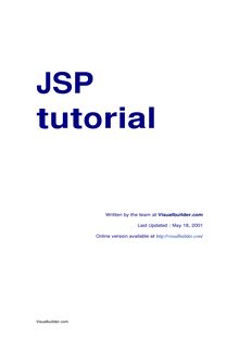 JSP Tutorial