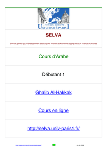 Cours d Arabe