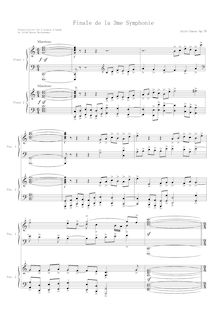 Partition complète, Symphony No.3, Op.78, “Symphonie avec orgue” (“Organ Symphony”)