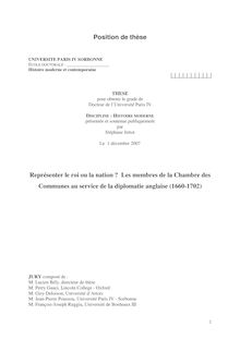 UNIVERSITE PARIS IV SORBONNE ECOLE DOCTORALE Histoire moderne et contemporaine