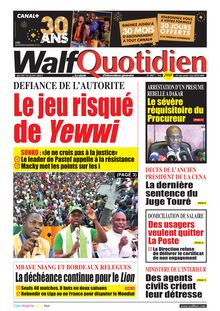 Walf Quotidien n°9067 - Du jeudi 16 juin 2022