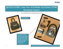 Your New AVerMedia AVerVision CP300 Document - QUICK GUIDE: Your ...