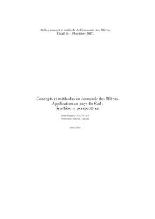 JF Soufflet, 2008, Concept et méthodes en économie - Concepts et ...