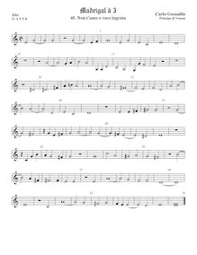 Partition ténor viole de gambe 1, aigu clef, madrigaux, Book 3, Gesualdo, Carlo