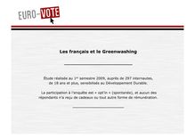 Les français et le Greenwashing