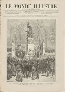 LE MONDE ILLUSTRE  N° 1598 du 12 novembre 1887