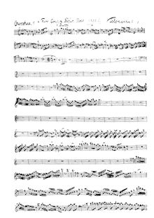 Partition enregistrement , Ouverture-, TWV 55:a2, Telemann, Georg Philipp