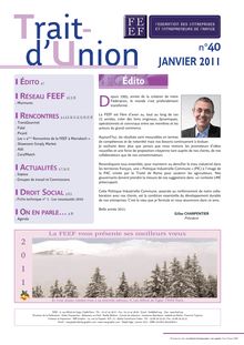 d Union JANVIER 2011