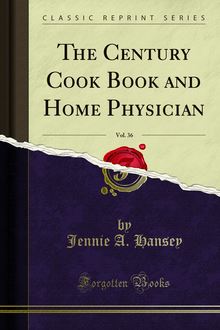 Century Cook Book and Home Physician